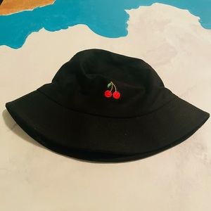 Cherry 🍒 Bucket hat is New & Never worn